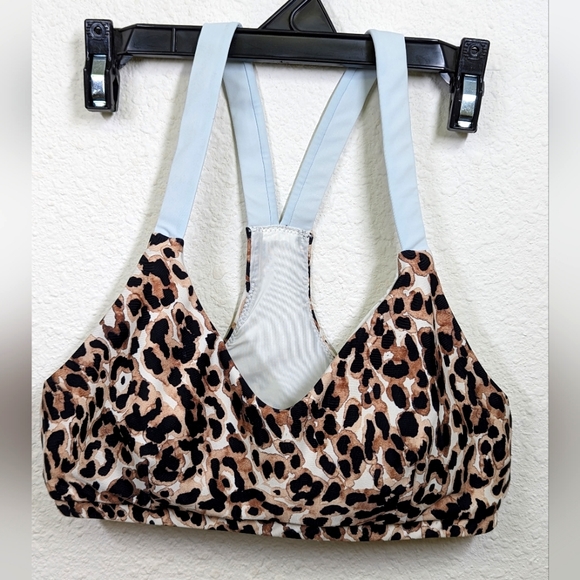 The upside Water Leopard Bra   STRETCH SPORTS BRA - Picture 2 of 8